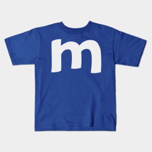 Letter M Lower Case m Alphabet T-shirt T-Shirt Kids T-Shirt